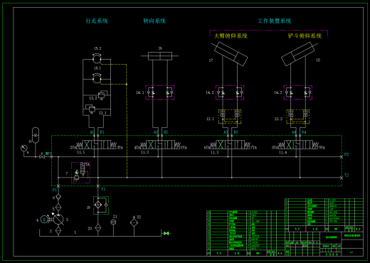 铰接式全液压装载机行走机构液压回路设计（CAD+说明书）缩略图